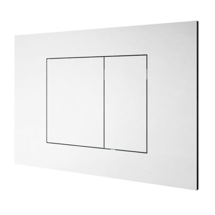 Almar Клавиша двойного смыва для бачков Geberit/TECE, цвет: белый матовый