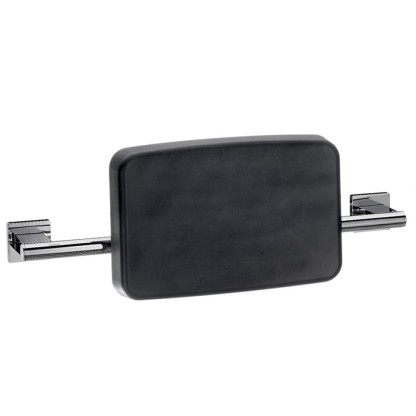 EMCO System2 Спинка для унитаза, подвесной, цвет: черный/хром