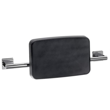 EMCO System2 Спинка для унитаза, подвесной, цвет: черный/хром