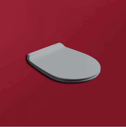 SIMAS Vignoni Сиденье для унитаза, микролифт, цвет: cemento matt/хром