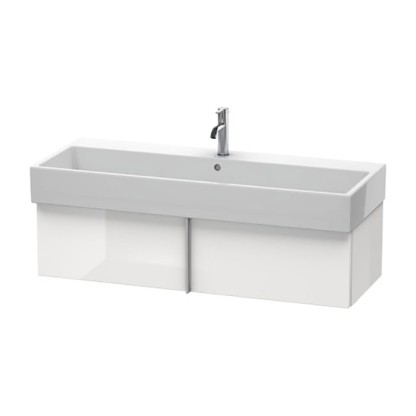 Duravit VA Тумба подвесная, 118.4x43.1х29.8см., с раковиной и 1 выдв. ящиком, цвет: белый глянцевый