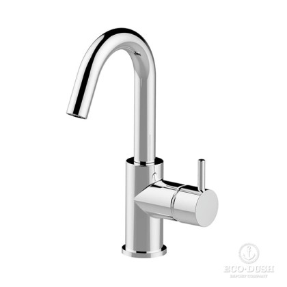 Cisal Less New Смеситель  для раковины, 1 отв., без донного клапана, цвет: хром