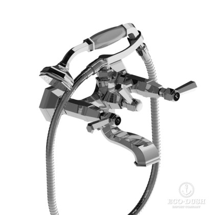 Stella Eccelsa Leve Смеситель для ванны 3274/306FB с ручным душем, цвет: хром