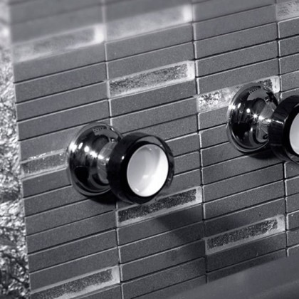 Bongio Soffi Встраиваемый прогрессивный смеситель  цвет: черно-белый/хром