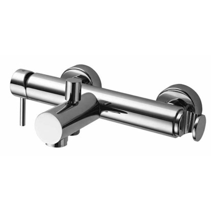 Bossini Oki Смеситель наружный с авт. девиатором, c держателем душ. лейки, соединение 1/2”, цвет: хром