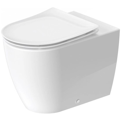 Duravit Soleil by Starck Унитаз 37х60см., напольный, безободковый, слив универсальный, Weiss Hochglanz, HyG, цвет: белый