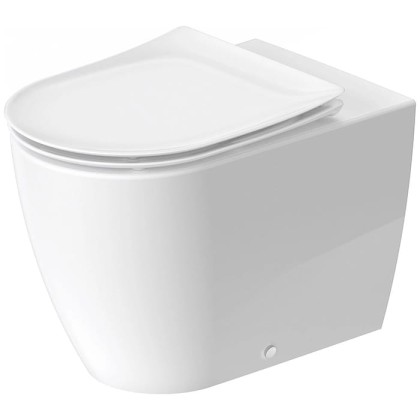 Duravit Soleil by Starck Унитаз 37х60см., напольный, безободковый, слив универсальный, Weiss Hochglanz, HyG, цвет: белый