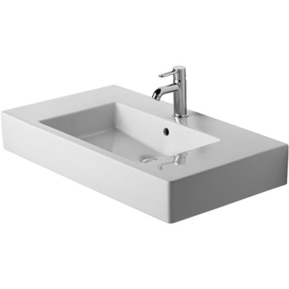 Duravit Vero Раковина 85x49 см, 1 отв., с переливом, цвет: белый