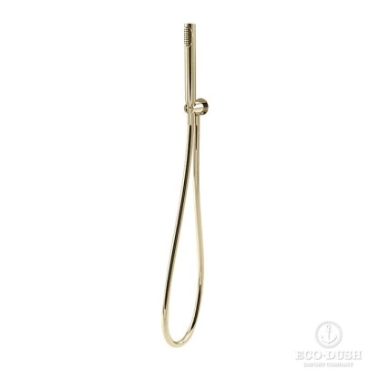 Stella Sirius Душевой гарнитур: ручной душ, держатель с подводом воды и шланг, цвет: Nickel lucido PVD