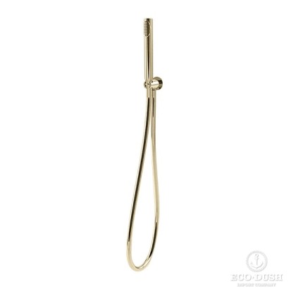 Stella Sirius Душевой гарнитур: ручной душ, держатель с подводом воды и шланг, цвет: Nickel lucido PVD