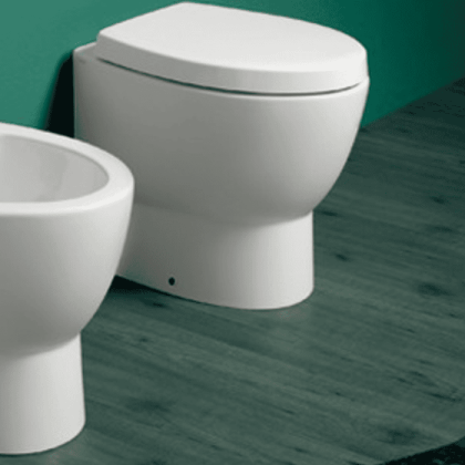 Simas Lft Spazio унитаз приставной 35х53см, слив универсальный, цвет: белый