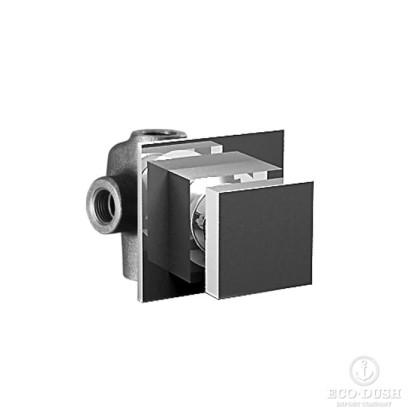 Stella Bamboo Quadro Встраиваемый переключатель для ванны/душа 0/150, цвет: хром