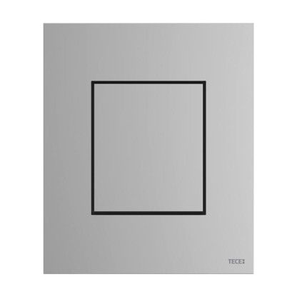 TECEnow Urinal. Панель смыва для писсуара с картриджем, 124х104х5 мм, хром матовый