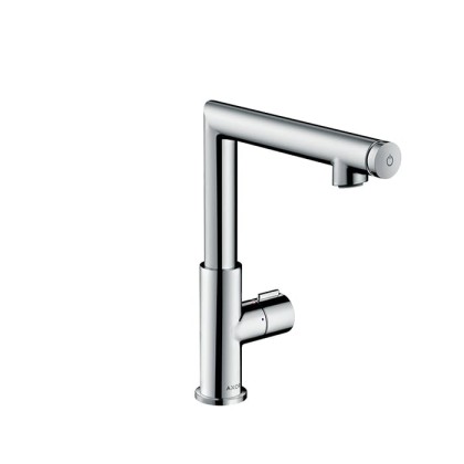 Axor Uno Смеситель для раковины 200, на 1 отв., излив 160мм, с донным клапаном, цвет: хром