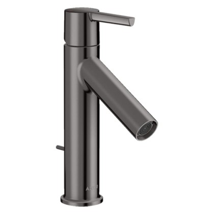 Axor Starck Смеситель для раковины 100, на 1 отв., с донным клапаном, цвет: полированный черный хром