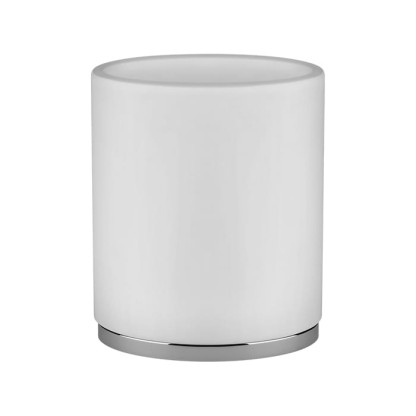 Gessi Ovale Стакан настольный, цвет: белый/хром