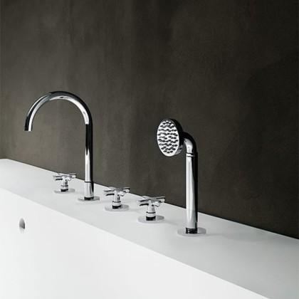 Fantini Icona Classic Смеситель на борт ванны, цвет: хром