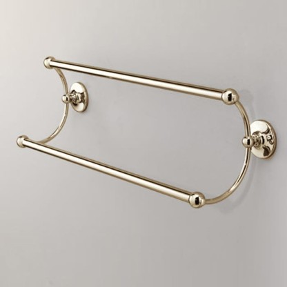 Devon&Devon Cavendish Полотенцедержатель двойной 55.5см., подвесной, цвет: золото