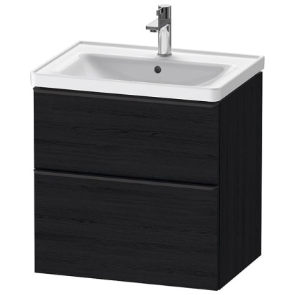 Duravit D-Neo Тумбочка подвесная 63.4x45.2х62.5см., раковина, 1 ящик, цвет: Black Oak
