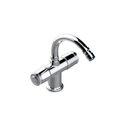 THG CORVAIR Смеситель для биде на 1 отверстие, 2-х вентильный, с донным клапаном, цвет: хром