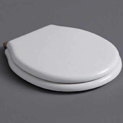SIMAS Londra Сиденье для подвесного унитаза, цвет: белый/бронза