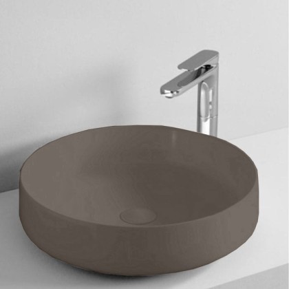 Artceram Cognac Раковина ?48см., накладная, без отв., без перелива, цвет: tortora