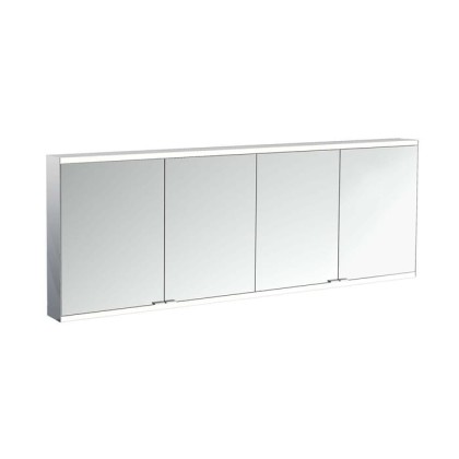 Emco Prime Зеркальный шкаф 180см., с подсветкой LED 2 Facelift навесная модель, 4-дверки, IP 20 зеркальная задняя стенка