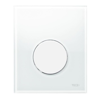 TECE TECEloop Панель смыва для писсуара, стекло белое, цвет: белый