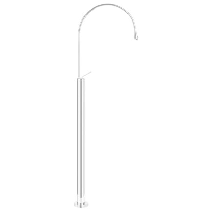 Gessi Goccia Напольный смеситель для раковины, излив 389мм R=197, внешняя часть, цвет: белый