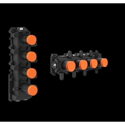 GESSI Встраиваемая часть термостатического смесителя с 3 запорными вентилями