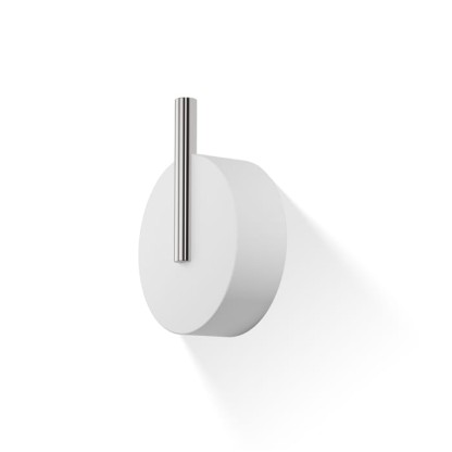 Decor Walther Stone WHG Крючок подвесной, цвет: белый / сталь матовая