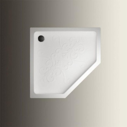 Devon&Devon Arabesque Поддон пятиугольный 100х100см, цвет: белый