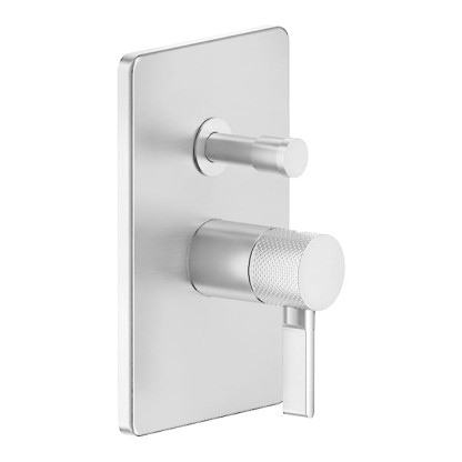 Gessi Inciso Смеситель для душа с переключателем на 2 выхода, встраиваемый, внешняя часть, цвет: хром