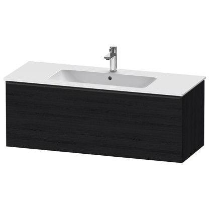 Duravit D-Neo Тумбочка подвесная 121х44x46.2см., раковина, 1 ящик, цвет: Black Oak