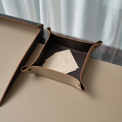 ADJ Мелочница, 20x14xH5 см., цвет: шоколад/капучино