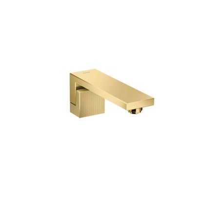 Axor Edge Излив на ванну, 190мм, алмазная огранка, цвет: золото