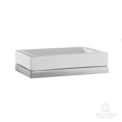 Stella Bamboo Quadro Мыльница настольная 1024/P026 цвет: хром