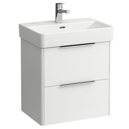 Laufen Pro Тумба с раковиной 52x36x53см., подвесная, 2 ящика, цвет: белый матовый
