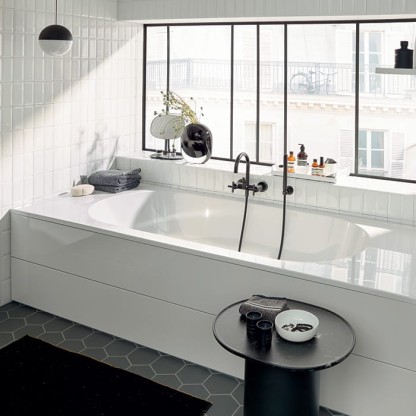 Burgbad Crono Ванна встраиваемая встраиваемая, 190x90x57.4 см, цвет: белый