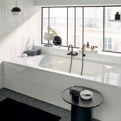 Burgbad Crono Ванна встраиваемая встраиваемая, 190x90x57.4 см, цвет: белый