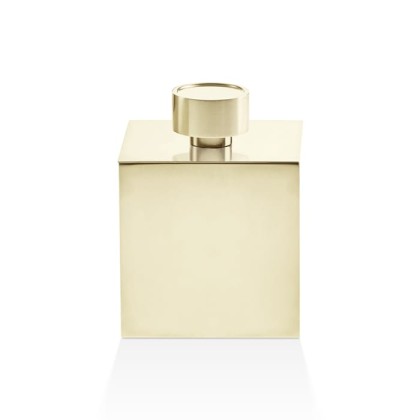 Decor Walther DW 3565 Бокс универсальный 13x13x16.5см, с крышкой, настольный, цвет: золото матовое