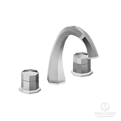 Stella Firenze Смеситель для раковины на 3 отверстия 3222TR, цвет: хром