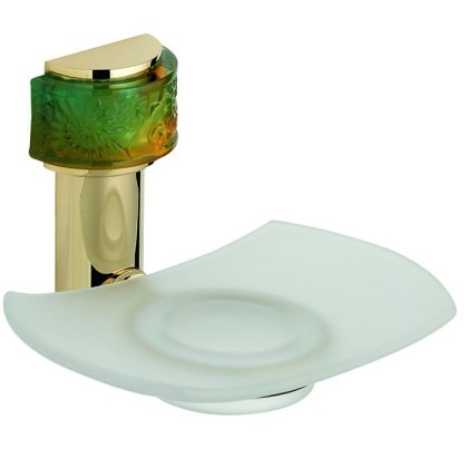 THG Island Мыльница стеклянная, подвесная, цвет: Soft gold