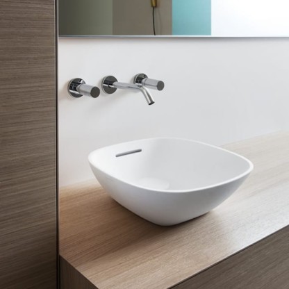 Laufen INO Раковина-чаша 35х35х13 см, без отв., покрытие LLC, цвет: белый