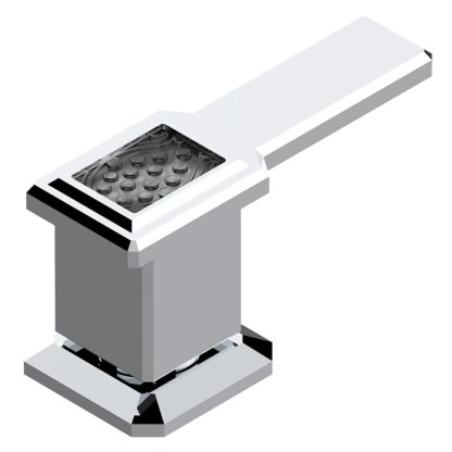 THG Metropolis Cristal Clair A Manettes Вентиль смесителя для раковины, на холодную воду, цвет: хром