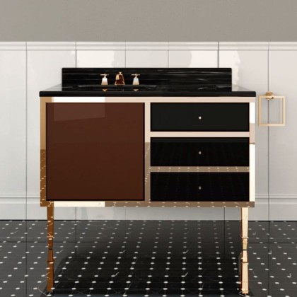 Devon&Devon Jazz 2, Комплект мебели, напольный, Цвет: fango/deep black/oro