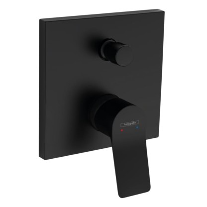 Hansgrohe Vivenis Смеситель для ванны, встраиваемый, цвет: черный матовый