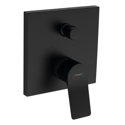 Hansgrohe Vivenis Смеситель для ванны, встраиваемый, цвет: черный матовый