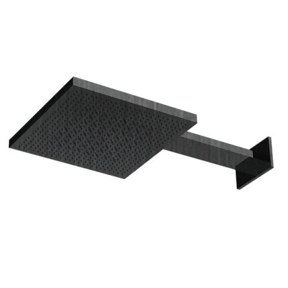 Almar Velvet Rain Верхний душ 30х30см., 2 режима, с настенным держателем, цвет: нержавеющая сталь брашированная