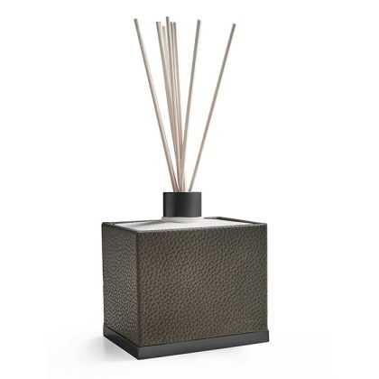 3SC Milano Ароматический диффузор, настольный, цвет: коричневая эко-кожа/черный матовый